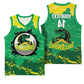 Custom Afro Jamaica Cricket Basketball Jersey Go Champions Tallawahs Grunge Style - African Pride