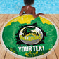 Custom Afro Jamaica Cricket Beach Blanket Go Champions Tallawahs Grunge Style