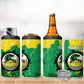 Custom Afro Jamaica Cricket 4 in 1 Can Cooler Tumbler Go Champions Tallawahs Grunge Style