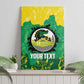 Custom Afro Jamaica Cricket Canvas Wall Art Go Champions Tallawahs Grunge Style