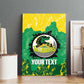 Custom Afro Jamaica Cricket Canvas Wall Art Go Champions Tallawahs Grunge Style