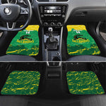 Custom Afro Jamaica Cricket Car Mats Go Champions Tallawahs Grunge Style