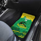 Custom Afro Jamaica Cricket Car Mats Go Champions Tallawahs Grunge Style