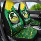 Custom Afro Jamaica Cricket Car Seat Cover Go Champions Tallawahs Grunge Style