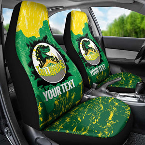 Custom Afro Jamaica Cricket Car Seat Cover Go Champions Tallawahs Grunge Style