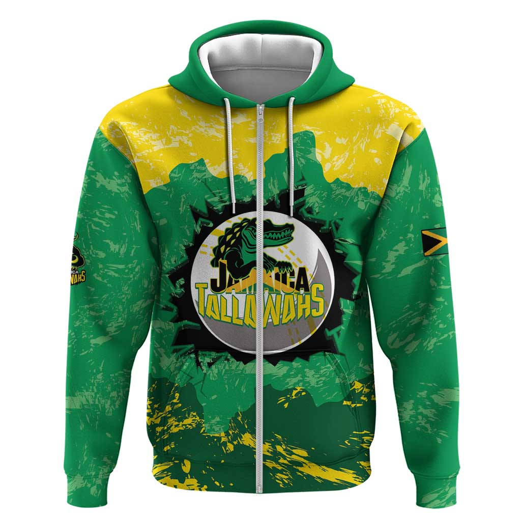 Custom Afro Jamaica Cricket Hoodie Go Champions Tallawahs Grunge Style