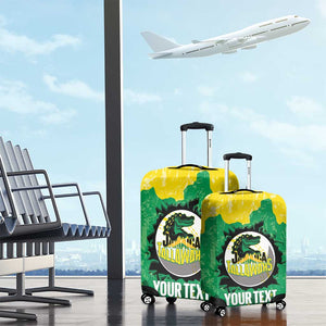 Custom Afro Jamaica Cricket Luggage Cover Go Champions Tallawahs Grunge Style