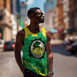 Custom Afro Jamaica Cricket Men Tank Top Go Champions Tallawahs Grunge Style