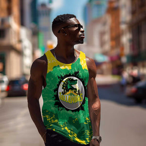 Custom Afro Jamaica Cricket Men Tank Top Go Champions Tallawahs Grunge Style