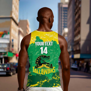 Custom Afro Jamaica Cricket Men Tank Top Go Champions Tallawahs Grunge Style