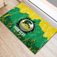 Custom Afro Jamaica Cricket Rubber Doormat Go Champions Tallawahs Grunge Style