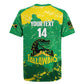 Custom Afro Jamaica Cricket Rugby Jersey Go Champions Tallawahs Grunge Style