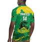 Custom Afro Jamaica Cricket Rugby Jersey Go Champions Tallawahs Grunge Style
