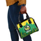 Custom Afro Jamaica Cricket Shoulder Handbag Go Champions Tallawahs Grunge Style