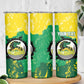 Custom Afro Jamaica Cricket Skinny Tumbler Go Champions Tallawahs Grunge Style