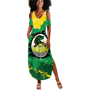 Custom Afro Jamaica Cricket Summer Maxi Dress Go Champions Tallawahs Grunge Style