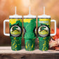 Custom Afro Jamaica Cricket Tumbler With Handle Go Champions Tallawahs Grunge Style