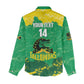 Custom Afro Jamaica Cricket Women Casual Shirt Go Champions Tallawahs Grunge Style