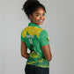 Custom Afro Jamaica Cricket Women Polo Shirt Go Champions Tallawahs Grunge Style