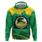 Custom Afro Jamaica Cricket Zip Hoodie Go Champions Tallawahs Grunge Style