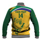 Custom South Africa Cricket Baseball Jacket Go Champions World Cup Proteas LT14
