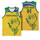 Custom South Africa Cricket Basketball Jersey Go Champions World Cup Proteas - African Pride