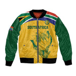 Custom South Africa Cricket Bomber Jacket Go Champions World Cup Proteas