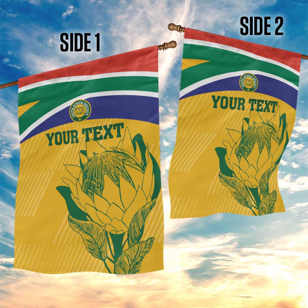 Custom South Africa Cricket Garden Flag Go Champions World Cup Proteas