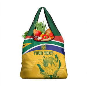 Custom South Africa Cricket Grocery Bag Go Champions World Cup Proteas