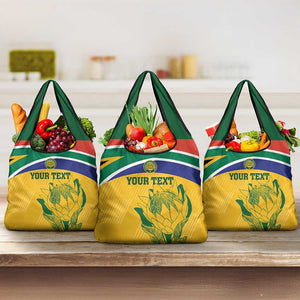 Custom South Africa Cricket Grocery Bag Go Champions World Cup Proteas
