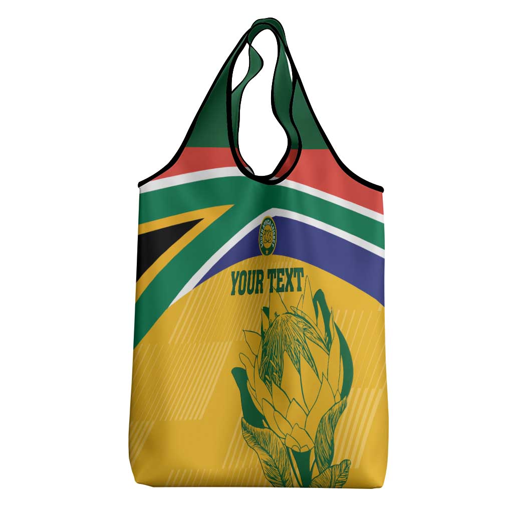 Custom South Africa Cricket Grocery Bag Go Champions World Cup Proteas