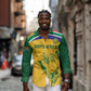 Custom South Africa Cricket Long Sleeve Button Shirt Go Champions World Cup Proteas