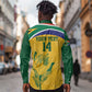Custom South Africa Cricket Long Sleeve Button Shirt Go Champions World Cup Proteas