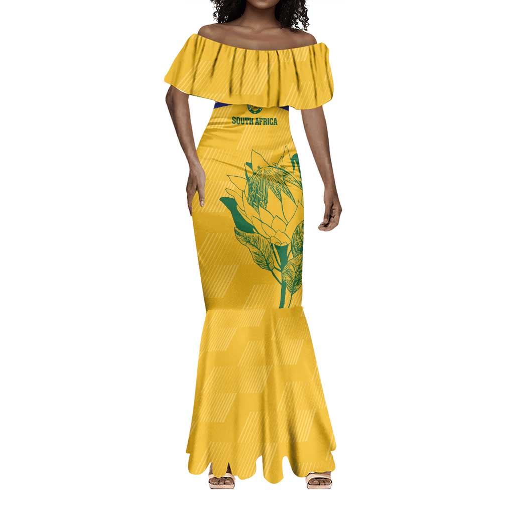 Custom South Africa Cricket Mermaid Dress Go Champions World Cup Proteas