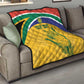 Custom South Africa Cricket Quilt Go Champions World Cup Proteas
