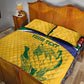 Custom South Africa Cricket Quilt Bed Set Go Champions World Cup Proteas