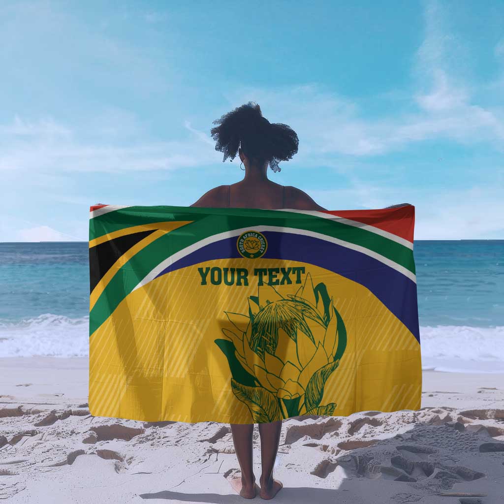 Custom South Africa Cricket Sarong Go Champions World Cup Proteas