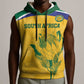 Custom South Africa Cricket Sleeveless Hoodie Go Champions World Cup Proteas - African Pride