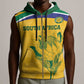 Custom South Africa Cricket Sleeveless Zip Hoodie Go Champions World Cup Proteas - African Pride