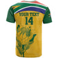 Custom South Africa Cricket T shirt Go Champions World Cup Proteas