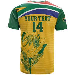 Custom South Africa Cricket T shirt Go Champions World Cup Proteas