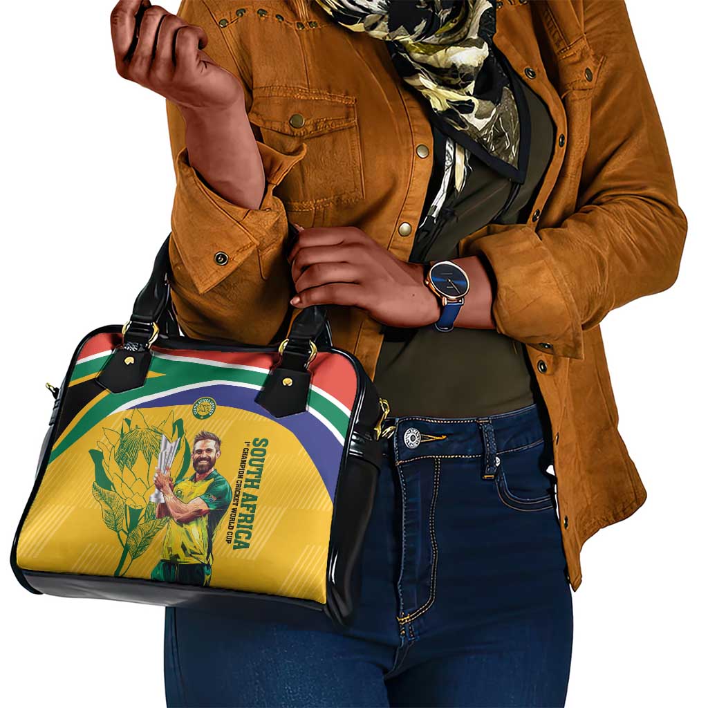 South Africa Cricket Shoulder Handbag 1st Champions World Cup Proud Of Our Boys