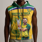 South Africa Cricket Sleeveless Zip Hoodie 1st Champions World Cup Proud Of Our Boys - African Pride