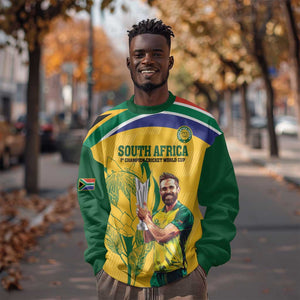South Africa Cricket Sweatshirt 1st Champions World Cup Proud Of Our Boys