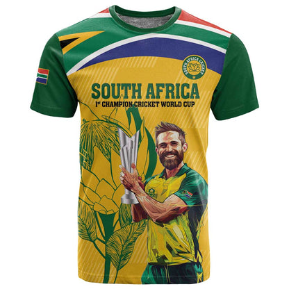 South Africa Cricket T shirt 1st Champions World Cup Proud Of Our Boys