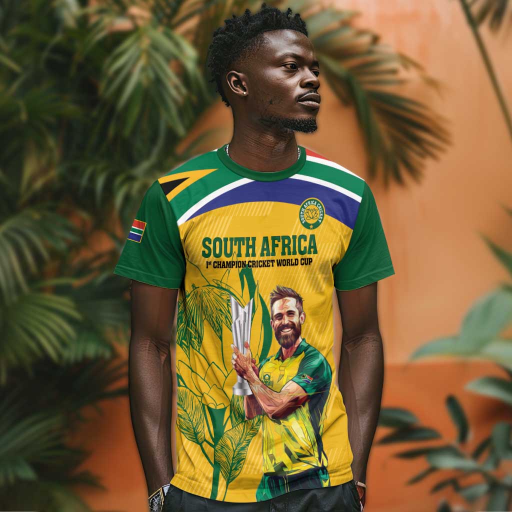 South Africa Cricket T shirt 1st Champions World Cup Proud Of Our Boys