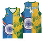 Custom India And South Africa Cricket Basketball Jersey 2024 Together Dynamic Version - African Pride
