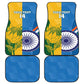 Custom India And South Africa Cricket Car Mats 2024 Together Dynamic Version