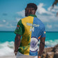 Custom India And South Africa Cricket Hawaiian Shirt 2024 Together Dynamic Version