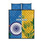 Custom India And South Africa Cricket Quilt Bed Set 2024 Together Dynamic Version